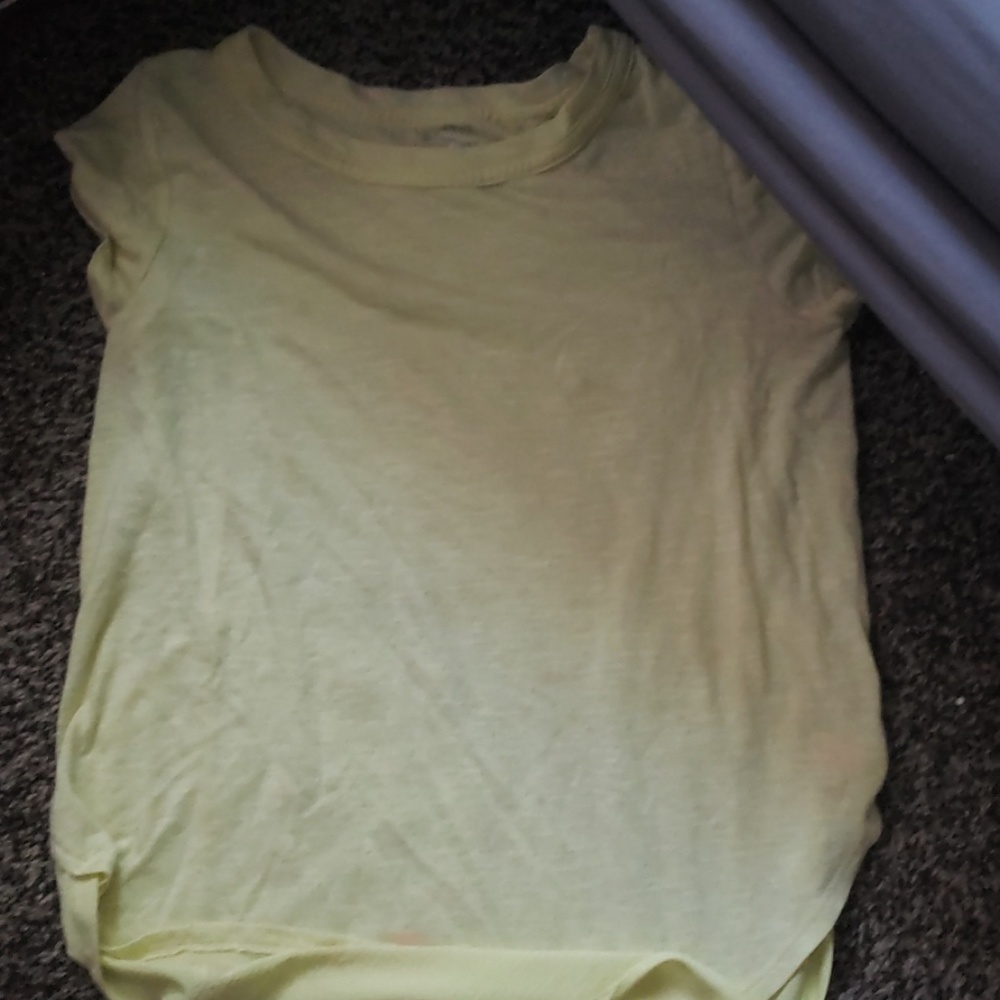 A yellow shirt